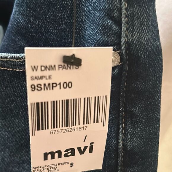 Mavi Women's Size 27 Viola Mid Rise Gaucho Jean Blue Medium Wash Denim New - Picture 2 of 7